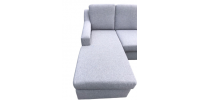 Sofa chaise longue reversible Massi avec divan-lit